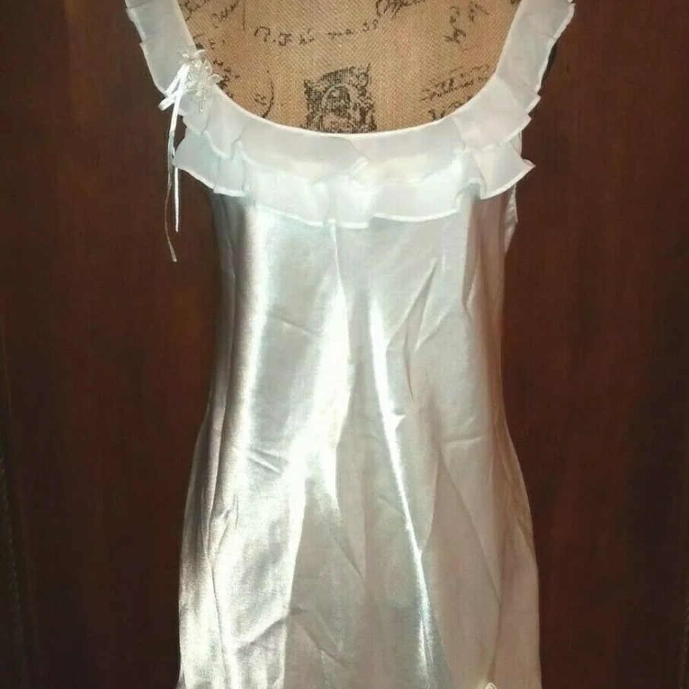 Vintage Oscar DeLaRenta satin dress